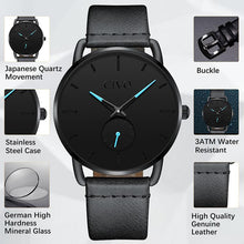 Laden Sie das Bild in den Galerie-Viewer, 8085C | Quarz-Herrenuhr | Lederarmband