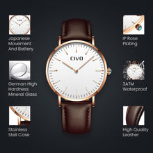 Load image into Gallery viewer, 1181C | Quartz Men Watch | Leather Band