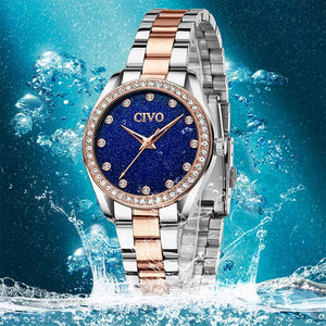 8119C | Quartz Women Watch | Stainless steel Band-megalith watch