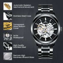 Laden Sie das Bild in den Galerie-Viewer, 8045M | Mechanische Herrenuhr | Edelstahlarmband