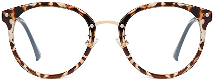 SOJOS Retro Runde Blaulichtfilterbrille TR90 Computerbrille Ashley SJ9001
