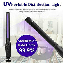 Load image into Gallery viewer, UV Light Sanitizer Travel Wand UV Light with USB Charging, LED UVC Lamp for Household Office Travel