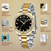 Load image into Gallery viewer, 8118C | Quartz Women Watch | Stainless steel Band-megalith watch