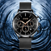 Laden Sie das Bild in den Galerie-Viewer, 8016C | Quarzuhr für Herren | Mesh-Armband