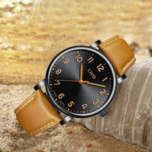 Laden Sie das Bild in den Galerie-Viewer, 2088C | Quarz-Herrenuhr | Lederarmband