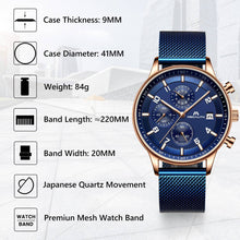 Load image into Gallery viewer, 8003M | Quartz Men Watch | Mesh Band