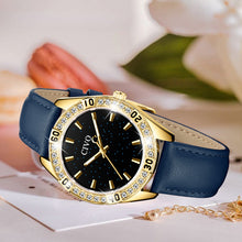 Laden Sie das Bild in den Galerie-Viewer, 8118C | Quarzuhr für Damen | Lederarmband