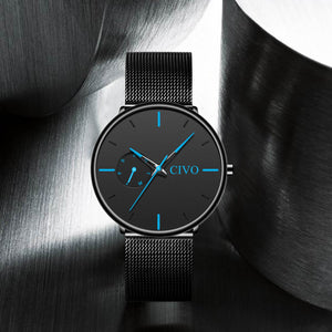 8052C | Quarzuhr für Herren | Mesh-Armband