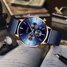 Load image into Gallery viewer, 8073C | Quartz Men Watch | Mesh Band