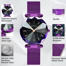Laden Sie das Bild in den Galerie-Viewer, 8074C | Quarzuhr für Damen | Mesh-Armband