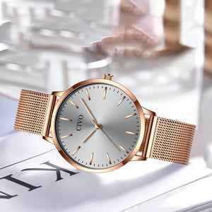 8060C | Quartz Women Watch | Mesh Band