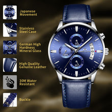 Load image into Gallery viewer, 8008M | Quartz Men Watch | Leather Band