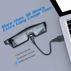 Bustuny 3D Glasses Rechargeable 3D Active Shutter Glasses Compatible with Epson Sony 3D Projector, TDG-BT500A, TDG-BT400A ,TY-ER3D5MA, TY-ER3D4MA, Sony Panasonic Samsung 3D TVs