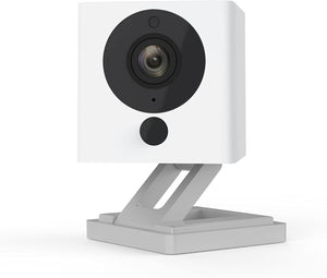 Ogrphy Cam 1080p HD Indoor Kabellose Smart Home Kamera mit Nachtsicht, 2-Wege-Audio, funktioniert mit Alexa und dem Google Assistant, eine Packung, weiß – WYZEC2