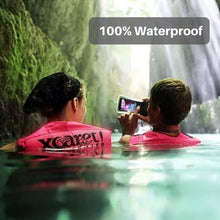 Laden Sie das Bild in den Galerie-Viewer, Oilily 100 % wasserdichte, schwimmende Smartphone-Hülle und Geldtasche, passend für alle Telefone, zweilagige Stoßdämpfung, inkl. Umhängeband (weiß)