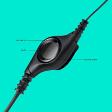 Laden Sie das Bild in den Galerie-Viewer, Lonhry USB-Headset H390 mit Mikrofon zur Geräuschunterdrückung