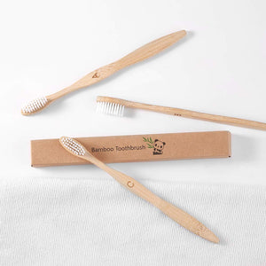 Oteasug Biodegradable Reusable Bamboo Toothbrushes, Bamboo Toothbrush made from Natural wooden and Eco-Friendly BPA Free Bristles, 10 pack form Oteasug