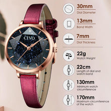 Load image into Gallery viewer, 8123C | Quartz Women Watch | Leather Band-megalith watch