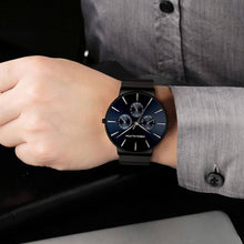 Laden Sie das Bild in den Galerie-Viewer, 0047M | Quarzuhr für Herren | Mesh-Armband