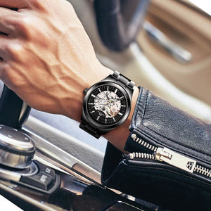 8045M | Mechanische Herrenuhr | Edelstahlarmband