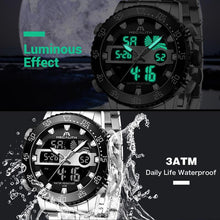 Laden Sie das Bild in den Galerie-Viewer, 8222M | Quartz Men Watch | Stainless Steel Band-megalith watch