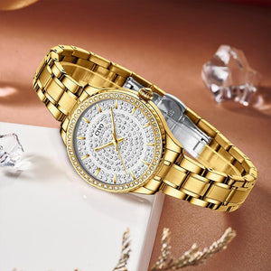 8113C | Quartz Women Watch | Stainless steel Band-megalith watch