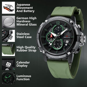 8231M | Quartz Men Watch | Rubber Band-megalith watch