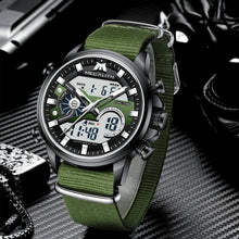 Laden Sie das Bild in den Galerie-Viewer, Analoge Digitaluhr | Nylonarmband | 8276M