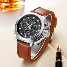 Laden Sie das Bild in den Galerie-Viewer, 0031M | Quarz-Herrenuhr | Lederarmband