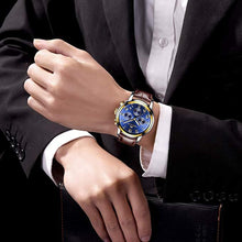 Laden Sie das Bild in den Galerie-Viewer, 0060M | Quarz-Herrenuhr | Lederarmband