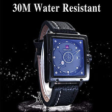 Laden Sie das Bild in den Galerie-Viewer, 0007M | Quarz-Herrenuhr | Lederarmband