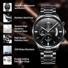 Load image into Gallery viewer, 0105M | Quartz Men Watch | Stainless Steel Band