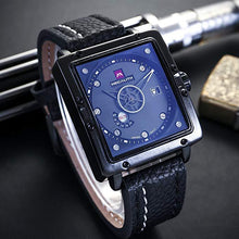 Laden Sie das Bild in den Galerie-Viewer, 0007M | Quarz-Herrenuhr | Lederarmband