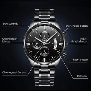 0105M | Quartz Men Watch | Stainless Steel Band