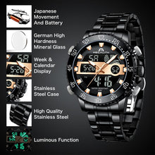 Load image into Gallery viewer, 8222M | Quartz Men Watch | Stainless Steel Band-megalith watch