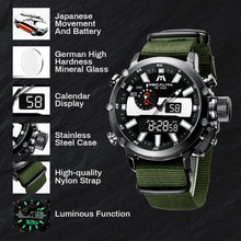 Laden Sie das Bild in den Galerie-Viewer, 8229M | Quartz Men Watch | Nylon Band-megalith watch