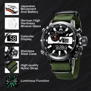 8229M | Quartz Men Watch | Nylon Band-megalith watch
