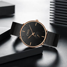 Laden Sie das Bild in den Galerie-Viewer, 0124C | Quarzuhr für Herren | Mesh-Armband