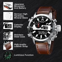 Load image into Gallery viewer, 8229M | Quartz Men Watch | Leather Band-megalith watch