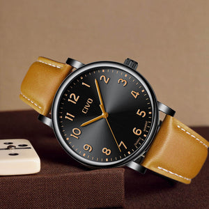2088C | Quarz-Herrenuhr | Lederarmband