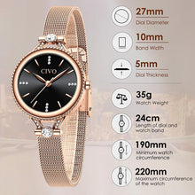 Load image into Gallery viewer, 8121C | Quartz Women Watch | Mesh Band-megalith watch