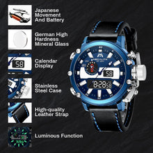 Laden Sie das Bild in den Galerie-Viewer, 8229M | Quartz Men Watch | Leather Band-megalith watch