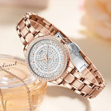 Laden Sie das Bild in den Galerie-Viewer, 8113C | Quartz Women Watch | Stainless steel Band-megalith watch
