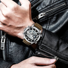 Load image into Gallery viewer, Analog Digital Watch | Leather Band | 8276M