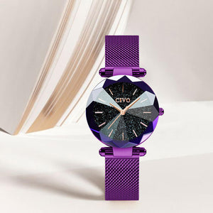 8074C | Quarzuhr für Damen | Mesh-Armband