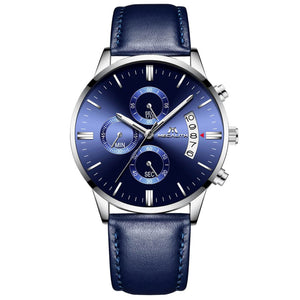 8008M | Quartz Men Watch | Leather Band