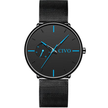 Load image into Gallery viewer, 8052C | Quartz Men Watch | Leather Band