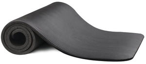 Yoga-Allzweckmatte, 1,27 cm, extra dick, hohe Dichte, reißfest, mit Tragegurt 