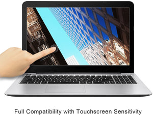 [2PCS Pack] 15.6-inch Laptop Crystal Clear Screen Protector, Notebook Computer Screen Guard Protector Compatible with HP/DELL/Asus/Acer/Sony/Samsung/Lenovo/Toshiba etc, Display 16:9 (2-Pieces/Pack)