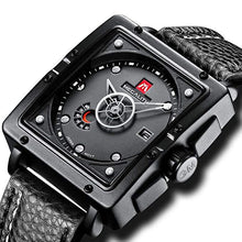 Laden Sie das Bild in den Galerie-Viewer, 0007M | Quarz-Herrenuhr | Lederarmband